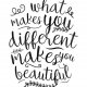 What makes you different (...)...A3