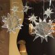 GWIAZDKA WISZĄCA BEZBARWNA REGULARNA 20 CM