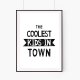 PLAKAT "The coolest kid/kids in town"-A3