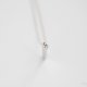 Rhodium Plated Square Stick Necklace