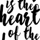 PLAKAT–.kitchen is the heart of the home-.A3