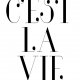 Plakat c'est la vie - A3