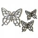 podkładki motylki szare 6szt