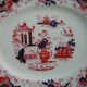 imari oriental scene   john Ridgways cauldon 1900 - 1940 starej daty półmisek porcelanowy