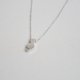 Rhodium Plated Cat Necklace