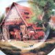 Vilage    Life  Very  Big 27,5 cm obraz na porcelanie
