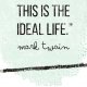 PLAKAT–Mark Twain "Good friens (...)"..A3