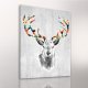 OBRAZ NA PŁÓTNIE 80x100cm DEER