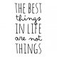 PLAKAT–The best things in life...A3