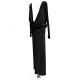 Backless jersey maxi dress