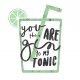 Plakat - You are the gin to my Tonic- A3