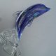 Szklany artystyczny design  cudo  Fantazja dekoracja oryginalny  delfin