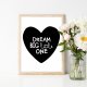 PLAKAT-DREAM BIG LITTLE ONE- A3