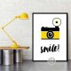 Plakat "Smile" A3