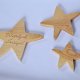 Drewniane gwiazdki  - zestaw 3szt., gwiazdy z drewna świąteczne z grawerem, dekoracje naturalne i ekologiczne na Boże Narodzenie