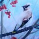 SÓJKA ❀ڿڰۣ❀ Obraz olejny ❀ڿڰۣ❀ żywe kolory ❀ڿڰۣ❀ RĘCZNIE MALOWANY ❀ڿڰۣ❀ Sygnowany