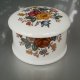 Staffordshire Fine Bone China Made in England  niewielkie porcelanowe puzderko kobiece, eleganckie..