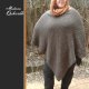 Poncho XL z kominem : Madame Brown&Orange