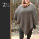 Poncho XL z kominem : Madame Brown&Orange