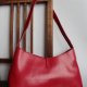 Karminowa torba vintage