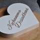 Zestaw serc dla Babci i Dziadka, grawerowane, personalizowane z litego drewna, drewniane na prezent