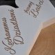 Zestaw serc dla Babci i Dziadka, grawerowane, personalizowane z litego drewna, drewniane na prezent