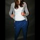 SPODNIE 2 BUTTONS JEANS PANTS UNISEX