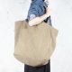 Big Lazy bag torba khaki / zieleń na zamek