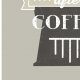 PLAKAT life begins after coffee....A3