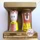 LIMITOWANA EDYCJA! ❀ڿڰۣ❀ King & Queen Salt & Pepper Shakers ❀ڿڰۣ❀ Nowy komplet