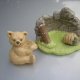 Franklin 1984                     Woodland Surprises "BEAR"  Hand Painted