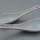 oriental spoons - porcelain spoons with floral design
