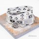 Bransoleta Boho Pastel Grey
