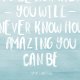 PLAKAT ombre - If you are always trying(...)-A3