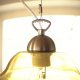 lampa wisząca szklana duża miodowa BEE