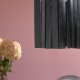 Lampa wisząca grafitowa RAIN medium łupek