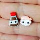 Sushi i Sos Sojowy Śmieszne Kolczyki Śmieszny Prezent Miniaturowe Jedzenie Kawaii Japonia