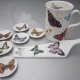 motyle i tyle  Porcelanowy talerzyk - bone china -british made - miniaturowy,  oryginalny