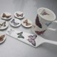 motyle i tyle  Porcelanowy talerzyk - bone china -british made - miniaturowy,  oryginalny