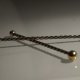 vintage silver gold coctail sticks