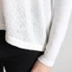 sweter vintage Dekolt na suwak