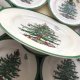 SPODE ❤ Patera na stopie 27,5cm. - Christmas Tree - Markowa i poszukiwana porcelana - NOWA!