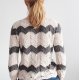 ażurowy sweter vintage boho