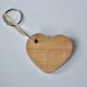 Drewniany breloczek serce, serduszko z drewna