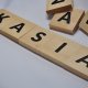 Drewniana krzyżówka, kwadratowe literki, scrabble dekoracje ścienne z litego drewna, boho