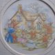 BUNNYKINS  1988 ROYAL DOULTON  -  BEATRIX POTTER - ELEGANCKO OPRAWIONY  OBRAZEK Z BAJKI BEATRIX POTTER