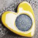 Ceramiczne SERCE MAGNES - trwały, wyjątkowy i użyteczny prezent - unikatowy wzór - serce z mandalą - prezent na szczęście - GAIA ceramika