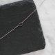 Rhodium Plated Tiny Heart Necklace