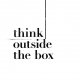 PLAKAT–Think outside the box....A3