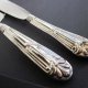 SILVER  PLATED  CAKE KNIFE & SERVER SET - NOWY SREBRZONY KOMPLET DO CIASTA